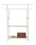 Kleiderst&auml;nder &brvbar; wei&szlig; &brvbar; Kunststoff,Metall &brvbar; Ma&szlig;e (cm): B: 114 H: 171