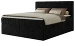 Boxbett mit Bettkasten &brvbar; schwarz &brvbar; Ma&szlig;e (cm): B: 204 H: 119