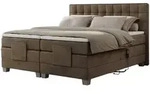 Motor Boxspringbett mit Bettkasten &brvbar; braun &brvbar; Ma&szlig;e (cm): B: 208 H: 118