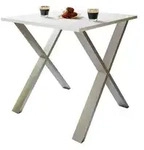Esstisch &brvbar; wei&szlig; &brvbar; Ma&szlig;e (cm): B: 80 H: 76