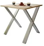 Esstisch &brvbar; holzfarben &brvbar; Ma&szlig;e (cm): B: 80 H: 76