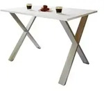 Esstisch &brvbar; wei&szlig; &brvbar; Ma&szlig;e (cm): B: 140 H: 76