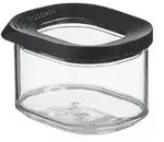 Mepal Vorratsdose Modula Mini &brvbar; schwarz &brvbar; Kunststoff &brvbar; Ma&szlig;e (cm): B: 7,2 H: 5,9