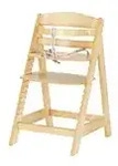 Roba Hochstuhl Sit up 3 &brvbar; holzfarben &brvbar; Ma&szlig;e (cm): B: 44 H: 78 T: 54.0