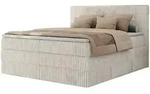 Boxspringbett mit Bettkasten &brvbar; beige &brvbar; Ma&szlig;e (cm): B: 206 H: 119