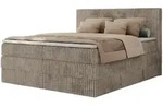 Boxspringbett mit Bettkasten &brvbar; braun &brvbar; Ma&szlig;e (cm): B: 166 H: 119