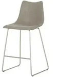 Tresenhocker &brvbar; grau &brvbar; Ma&szlig;e (cm): B: 49 H: 99 T: 50.0
