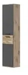 Hochschrank &brvbar; grau &brvbar; Ma&szlig;e (cm): B: 37 H: 152