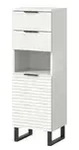 Standschrank &brvbar; wei&szlig; &brvbar; Ma&szlig;e (cm): B: 35 H: 110