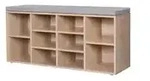 Schuhregal &brvbar; holzfarben &brvbar; Ma&szlig;e (cm): B: 104 H: 48