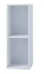 Standregal &brvbar; wei&szlig; &brvbar; Ma&szlig;e (cm): B: 34 H: 72