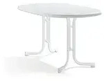 Sieger Boulevard Klapptisch &brvbar; wei&szlig; &brvbar; Ma&szlig;e (cm): B: 140 H: 72