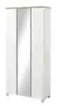 Dielenschrank &brvbar; wei&szlig; &brvbar; Ma&szlig;e (cm): B: 89 H: 193 T: 37.0