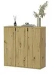 Schuhschrank-Set &brvbar; holzfarben &brvbar; Ma&szlig;e (cm): B: 91 H: 99 T: 34.0