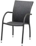 Zebra Stapelsessel Milano &brvbar; grau &brvbar; Ma&szlig;e (cm): B: 53 H: 87 T: 70.0