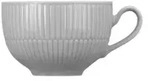 Seltmann Weiden Milchkaffeetasse Amina &brvbar; grau &brvbar; Porzellan