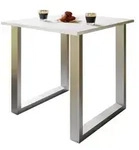 Esstisch &brvbar; wei&szlig; &brvbar; Ma&szlig;e (cm): B: 80 H: 76