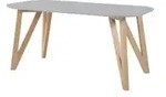 Esstisch &brvbar; grau &brvbar; Ma&szlig;e (cm): B: 100 H: 76