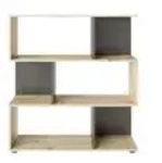 Standregal &brvbar; holzfarben &brvbar; Ma&szlig;e (cm): B: 103 H: 110