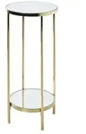 Blumens&auml;ule &brvbar; gold &brvbar; Ma&szlig;e (cm): H: 66 &Oslash;: 28.0