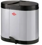 WESCO Abfallbeh&auml;lter &brvbar; grau &brvbar; Metall,Kunststoff &brvbar; Ma&szlig;e (cm): B: 45 H: 43 T: