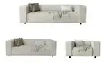 S-STYLE Polstergarnitur 3+2+1 Oskar &brvbar; beige &brvbar; Ma&szlig;e (cm): B: 175 H: 65
