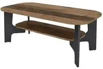 by Living Couchtisch &brvbar; braun &brvbar; Ma&szlig;e (cm): B: 110 H: 42,5