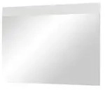 Primo Spiegel 87 x 63 cm Akzent &brvbar; wei&szlig; &brvbar; MDF &brvbar; Ma&szlig;e (cm): B: 87 H: 63 T:...