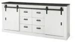 Sideboard &brvbar; wei&szlig; &brvbar; Ma&szlig;e (cm): B: 200 H: 90 T: 42.0