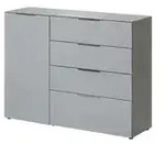 Primo Sideboard Levi &brvbar; grau &brvbar; Ma&szlig;e (cm): B: 134 H: 102 T: 42.0