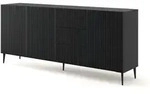 Sideboard &brvbar; schwarz &brvbar; Ma&szlig;e (cm): B: 200 H: 87