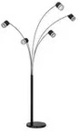 Globo Lighting Stehleuchte &brvbar; schwarz &brvbar; Ma&szlig;e (cm): B: 110 H: 195