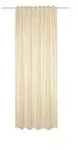 HOMEbasics Fertigschal &brvbar; creme &brvbar; Synthetik &brvbar; Ma&szlig;e (cm): B: 135