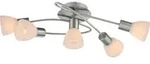 Globo Lighting Deckenleuchte &brvbar; silber &brvbar; Ma&szlig;e (cm): B: 36,5 H: 21