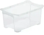 Rotho Aufbewahrungsbox EVO EASY &brvbar; transparent/klar &brvbar; Kunststoff &brvbar; Ma&szlig;e (cm): B: