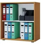 Regal &brvbar; holzfarben &brvbar; Ma&szlig;e (cm): B: 70 H: 74 T: 37.0