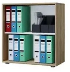 Regal &brvbar; holzfarben &brvbar; Ma&szlig;e (cm): B: 70 H: 74 T: 37.0
