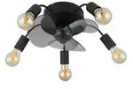 Globo Lighting Deckenventilator &brvbar; schwarz &brvbar; Ma&szlig;e (cm): H: 15 &Oslash;: 42.0