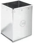 Sallys Backrahmen Sallys &brvbar; silber &brvbar; Edelstahl &brvbar; Ma&szlig;e (cm): B: 16 H: 21,5