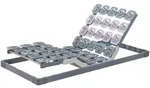 TEMPUR Motor-Tellerlattenrost TEMPUR&reg; Premium Flex 3000 &brvbar; grau &brvbar; Ma&szlig;e (cm): B: