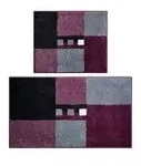 Grund Badematten-Set &brvbar; lila/violett &brvbar; Synthetik &brvbar; Ma&szlig;e (cm): B: 50 H: 1,8