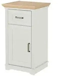 Unterschrank &brvbar; wei&szlig; &brvbar; Ma&szlig;e (cm): B: 48 H: 85 T: 43.0