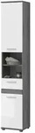 Hochschrank &brvbar; wei&szlig; &brvbar; Ma&szlig;e (cm): B: 35 H: 191