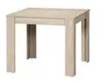 by Living Esstisch &brvbar; braun &brvbar; Ma&szlig;e (cm): B: 80 H: 75