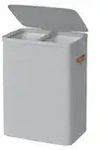 W&auml;schekorb &brvbar; grau &brvbar; Stoff &brvbar; Ma&szlig;e (cm): B: 56 H: 75