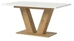 Esstisch ausziehbar &brvbar; wei&szlig; &brvbar; Ma&szlig;e (cm): B: 150 H: 76