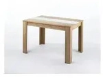 by Living Esstisch &brvbar; braun &brvbar; Ma&szlig;e (cm): B: 140 H: 75