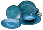 CreaTable Kombiservice Capri &brvbar; blau &brvbar; Steinzeug/Steingut &brvbar; Ma&szlig;e (cm): B: 26 H: