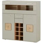 Barschrank &brvbar; grau &brvbar; Ma&szlig;e (cm): B: 120 H: 129 T: 37.0