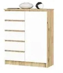 Highboard 80 cm breit &brvbar; mehrfarbig &brvbar; Ma&szlig;e (cm): B: 80 H: 97